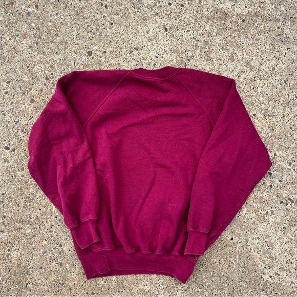 Women’s Burgundy Cambridge University Crewneck Sweatshirt Size Small Like New - Picture 4 of 4